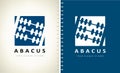 Abacuses logo vector Royalty Free Stock Photo